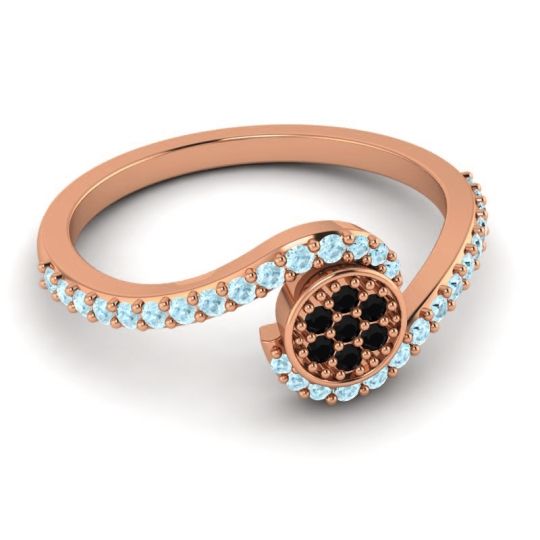 Simple Floral Pave Vapi Ring