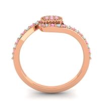 Simple Floral Pave Vapi Ring