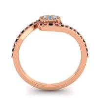Simple Floral Pave Vapi Ring