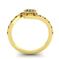 Simple Floral Pave Vapi Ring