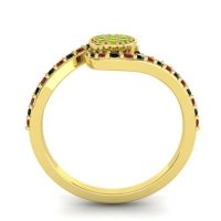 Simple Floral Pave Vapi Ring