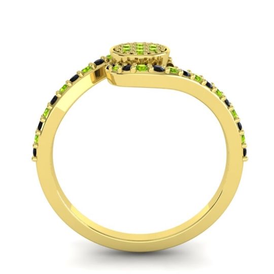 Simple Floral Pave Vapi Ring