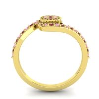 Simple Floral Pave Vapi Ring