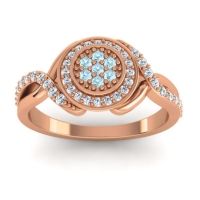 Statement Floral Pave Bhumi Ring