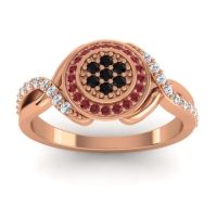 Statement Floral Pave Bhumi Ring