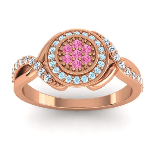 Statement Floral Pave Bhumi Ring