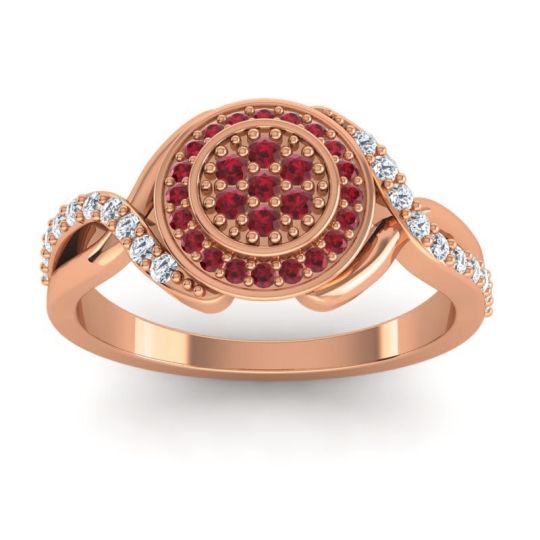 Statement Floral Pave Bhumi Ring