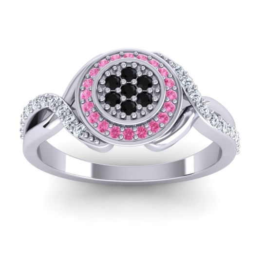 Statement Floral Pave Bhumi Ring