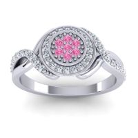 Statement Floral Pave Bhumi Ring