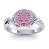Statement Floral Pave Bhumi Ring