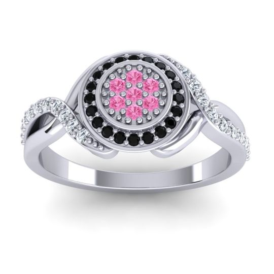 Statement Floral Pave Bhumi Ring
