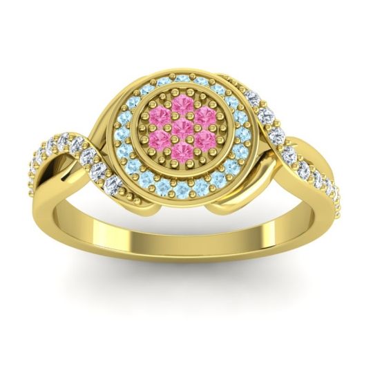 Statement Floral Pave Bhumi Ring
