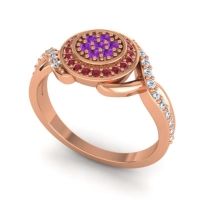 Statement Floral Pave Bhumi Ring