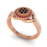 Statement Floral Pave Bhumi Ring