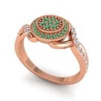 Statement Floral Pave Bhumi Ring