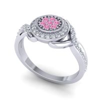 Statement Floral Pave Bhumi Ring