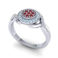 Statement Floral Pave Bhumi Ring