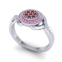 Statement Floral Pave Bhumi Ring