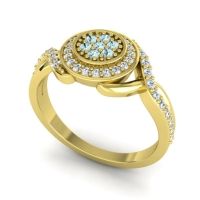 Statement Floral Pave Bhumi Ring