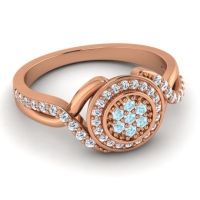 Statement Floral Pave Bhumi Ring