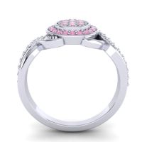 Statement Floral Pave Bhumi Ring