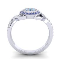 Statement Floral Pave Bhumi Ring