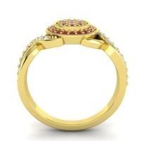 Statement Floral Pave Bhumi Ring