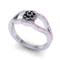 Floral Pave Koza Ring