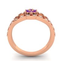 Floral Pave Koza Ring