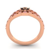 Floral Pave Koza Ring
