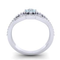 Floral Pave Koza Ring