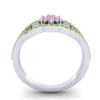 Floral Pave Koza Ring