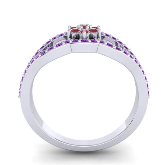 Floral Pave Koza Ring