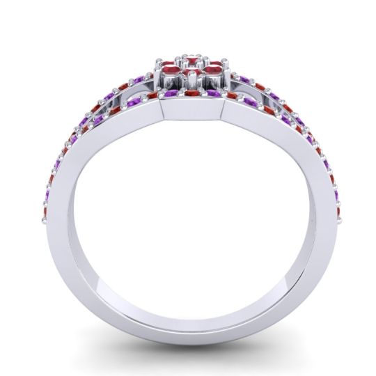 Floral Pave Koza Ring