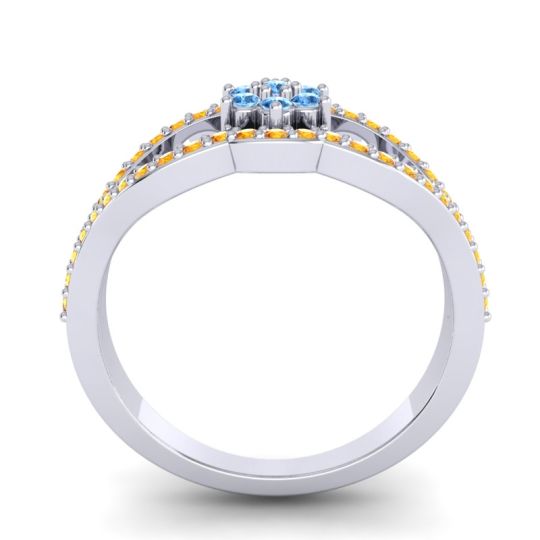 Floral Pave Koza Ring