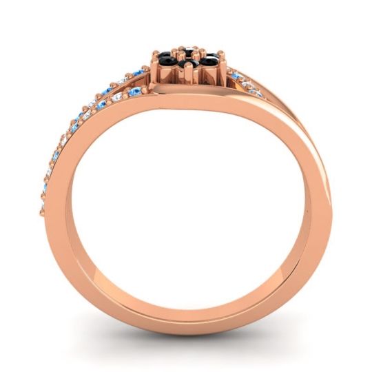 Floral Pave Puspin Ring