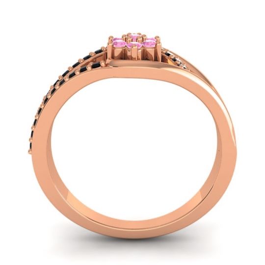 Floral Pave Puspin Ring