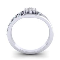 Floral Pave Puspin Ring