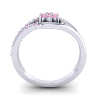 Floral Pave Puspin Ring