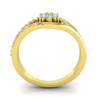 Floral Pave Puspin Ring