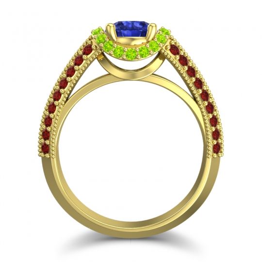 Halo Milgrain Makari Ring