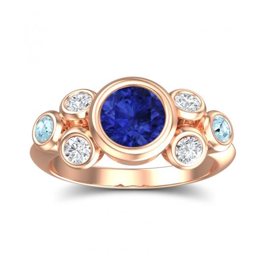 Modern Bezel Bindu Ring