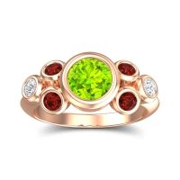 Modern Bezel Bindu Ring