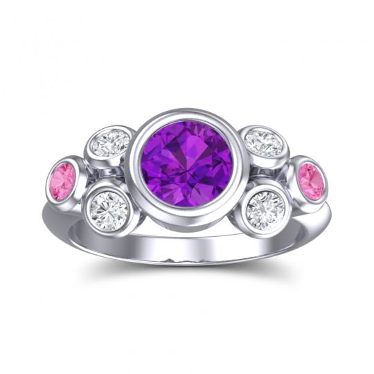 Modern Bezel Bindu Ring