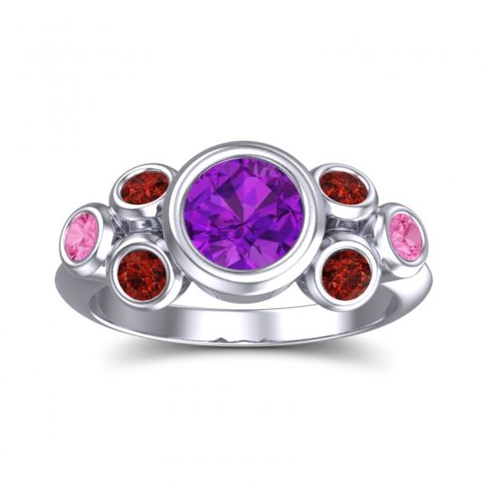 Modern Bezel Bindu Ring