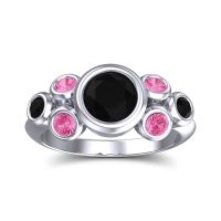 Modern Bezel Bindu Ring