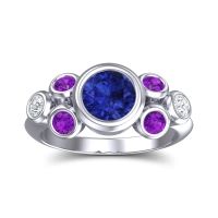 Modern Bezel Bindu Ring