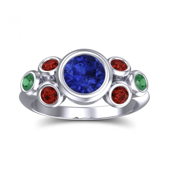 Modern Bezel Bindu Ring