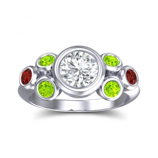 Modern Bezel Bindu Ring