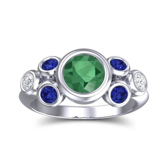 Modern Bezel Bindu Ring